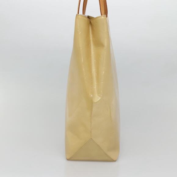 LOUIS VUITTON Monogram Vernis Reade MM Hand Bag Beige M91141 - Picture 5 of 12